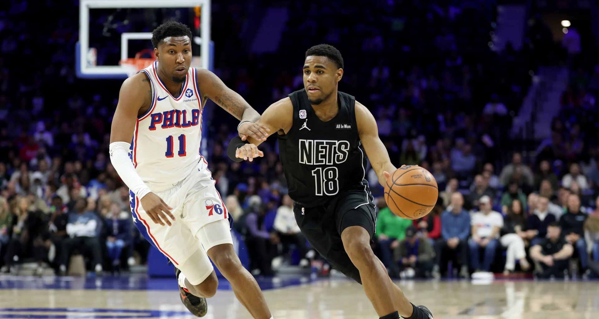 Nets' Malachi Smith reacts to making "dream come true" at 76ers