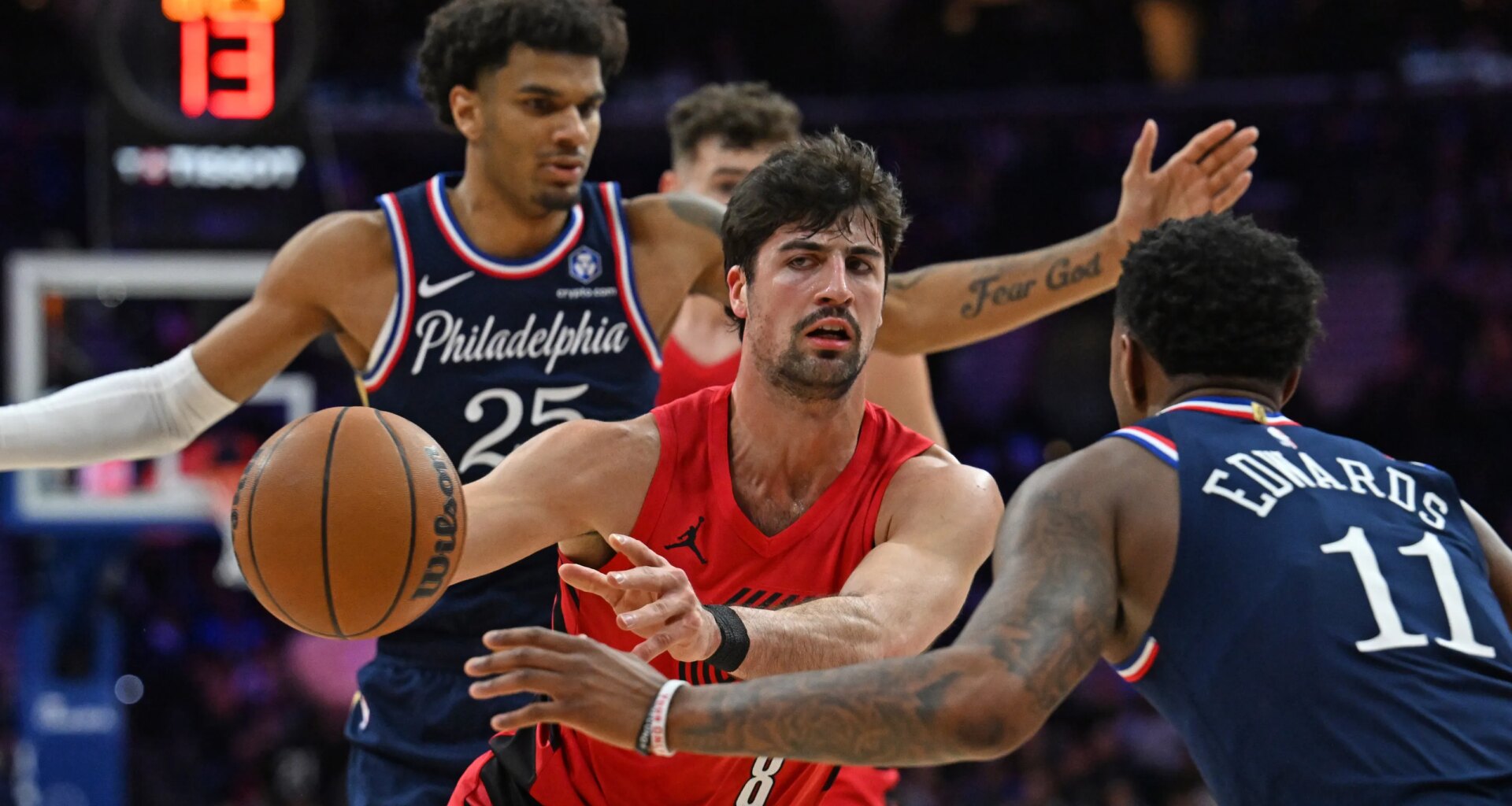 Undermanned Sixers earn gritty win over Trail Blazers