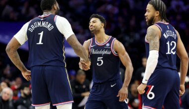 Andre Drummond opens up on playing the mentor role for younger Sixers