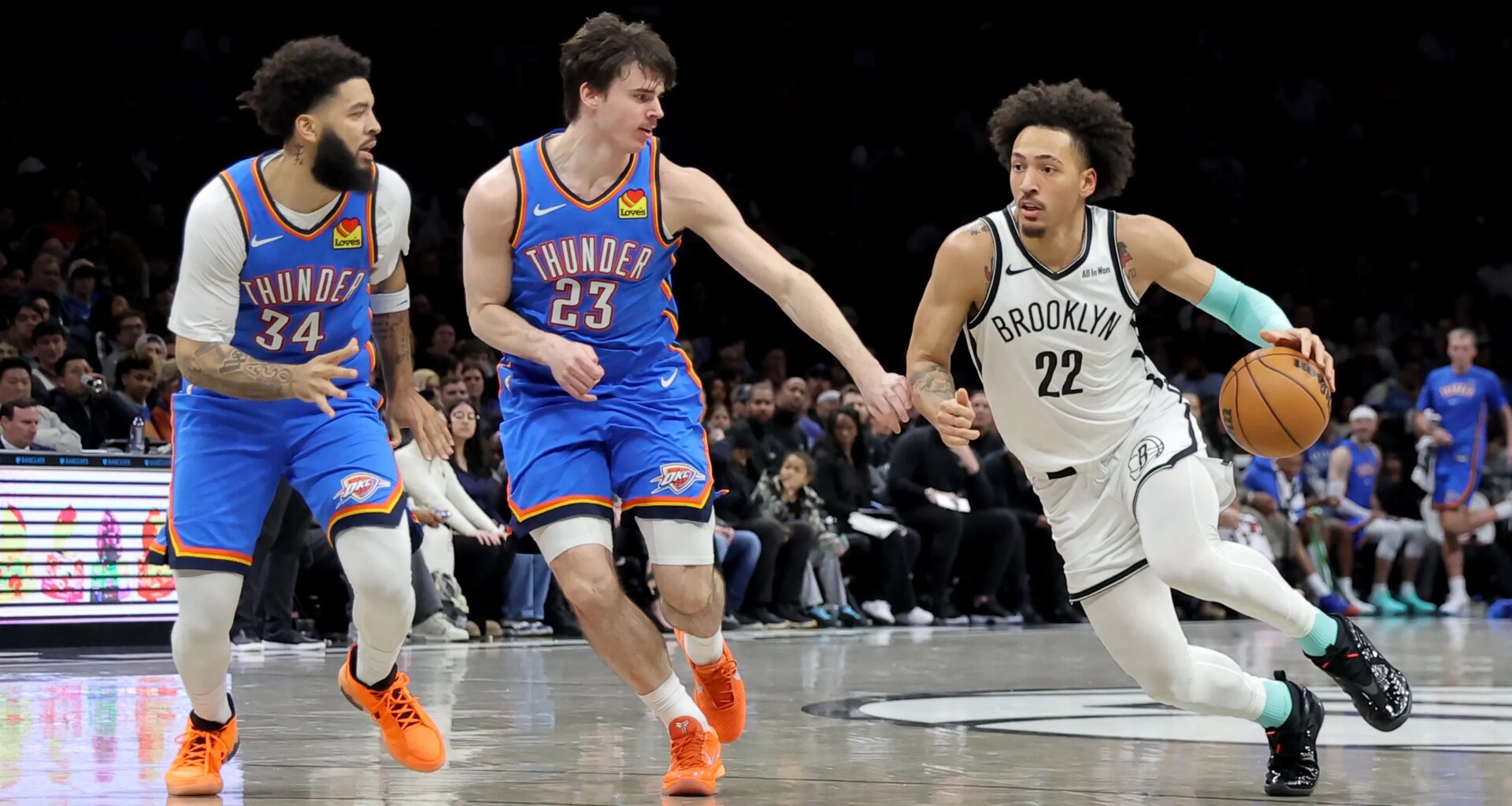 Nets lose to Thunder 121-92; Jalen Wilson scores 15 points off bench