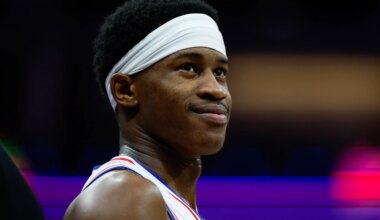 Nick Nurse talks career night for VJ Edgecombe in 76ers win over Kings