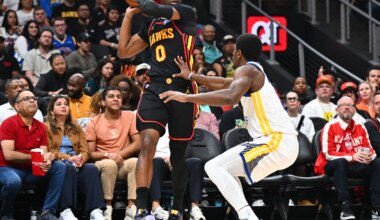 Hawks' Jonathan Kuminga quiet in first game vs. Warriors since trade