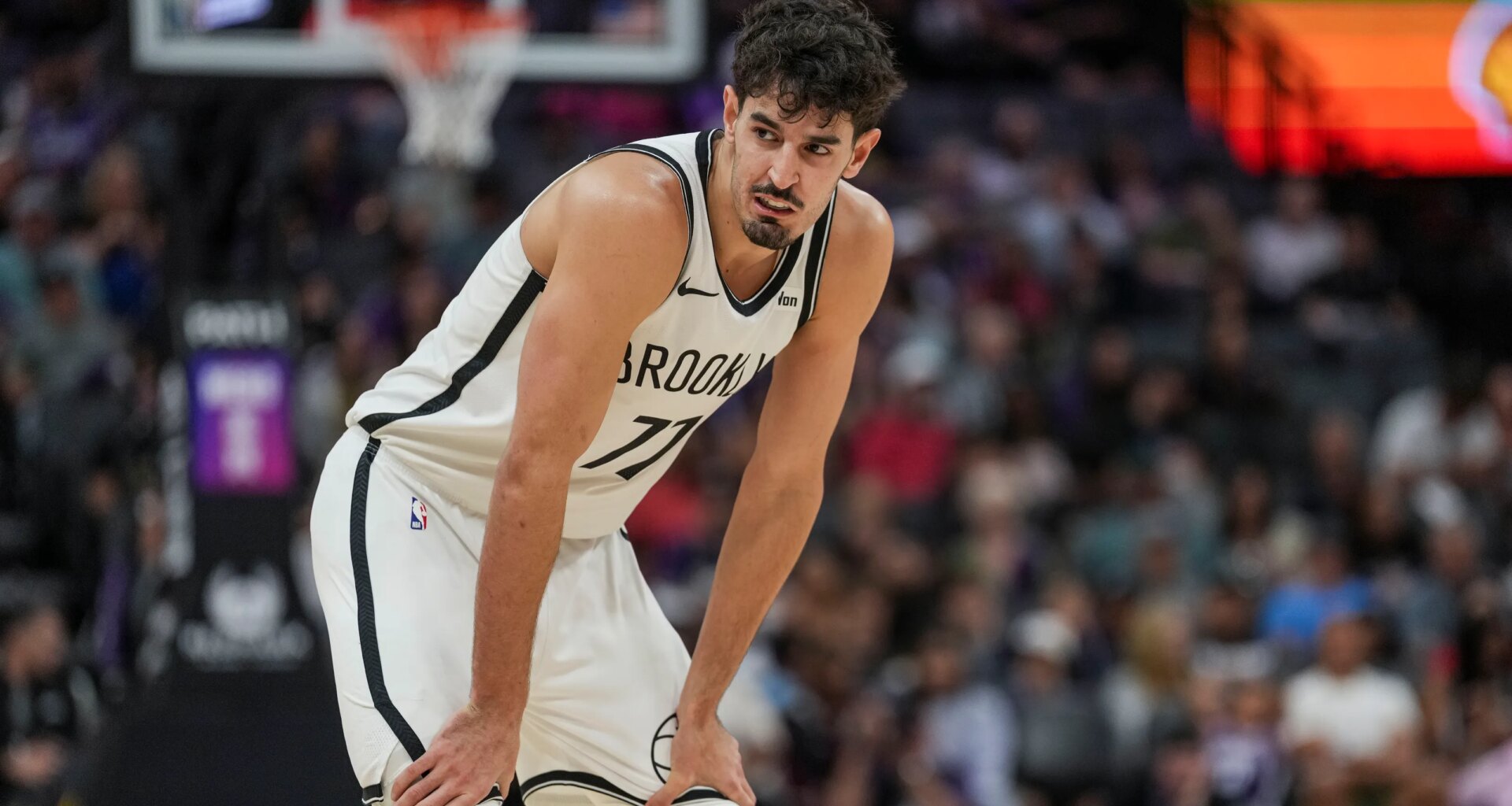 Nets' Ben Saraf reacts to career-best game in loss to Kings
