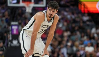 Nets' Ben Saraf reacts to career-best game in loss to Kings