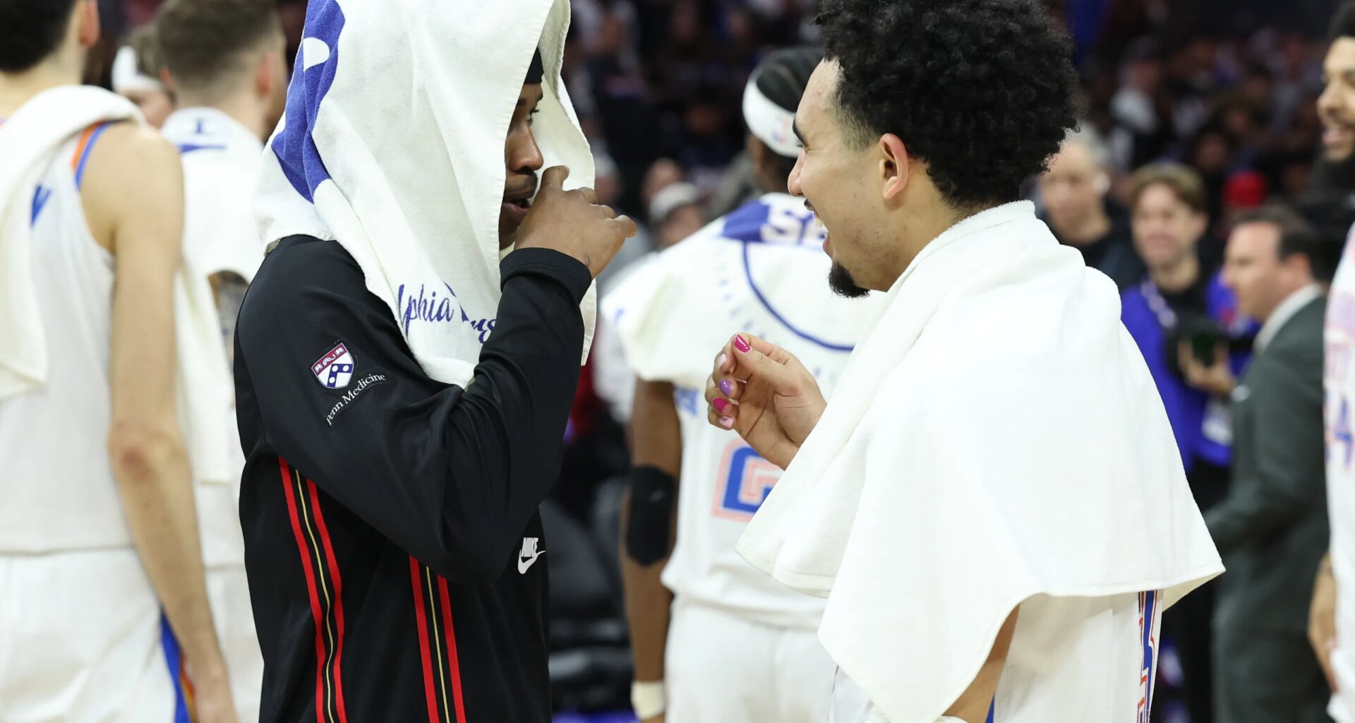 VJ Edgecombe, Jared McCain show love after Sixers fall to Thunder