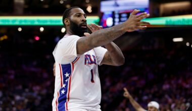 NBA fines 76ers' Drummond, Magic's Suggs $25,000 each