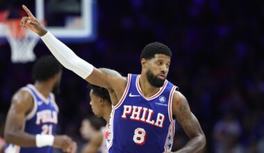 Paul George reacts to successful return as Sixers knock off Bulls