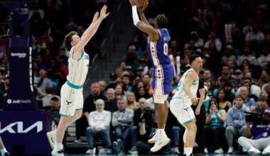 Tyrese Maxey reacts to return after helping Sixers knock off Hornets