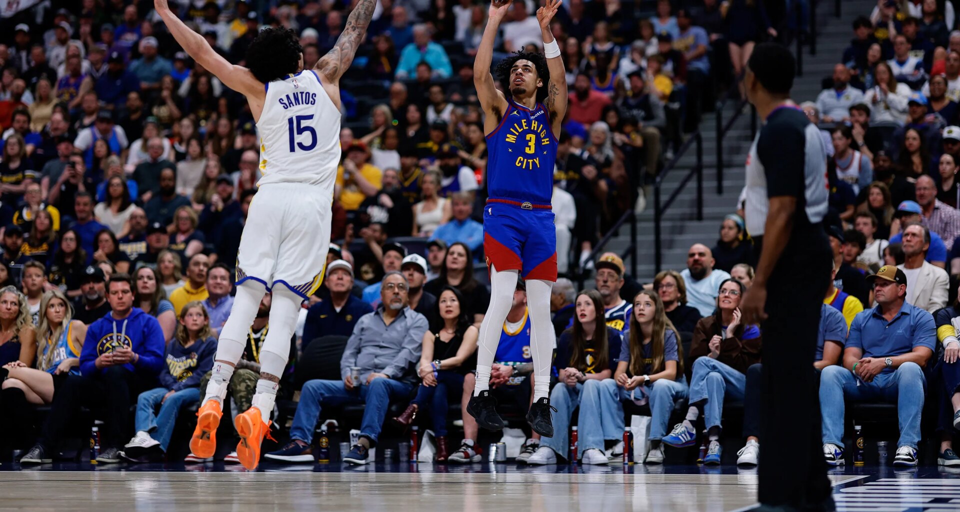Warriors' win streak comes to end with 116-93 loss vs. Nuggets