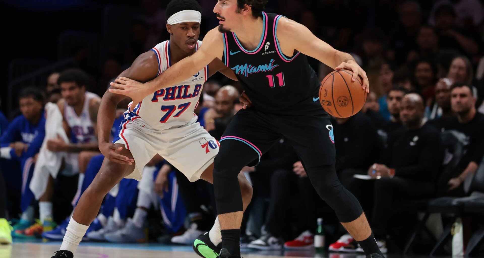 Sixers' VJ Edgecombe discusses his homecoming game in loss to Heat