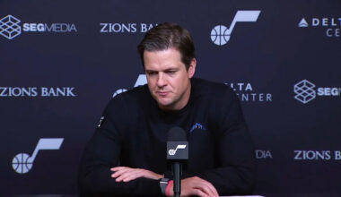 Will Hardy Focuses on Bright Spot Despite Utah Jazz Giving Up 143 Points in Loss to Raptors