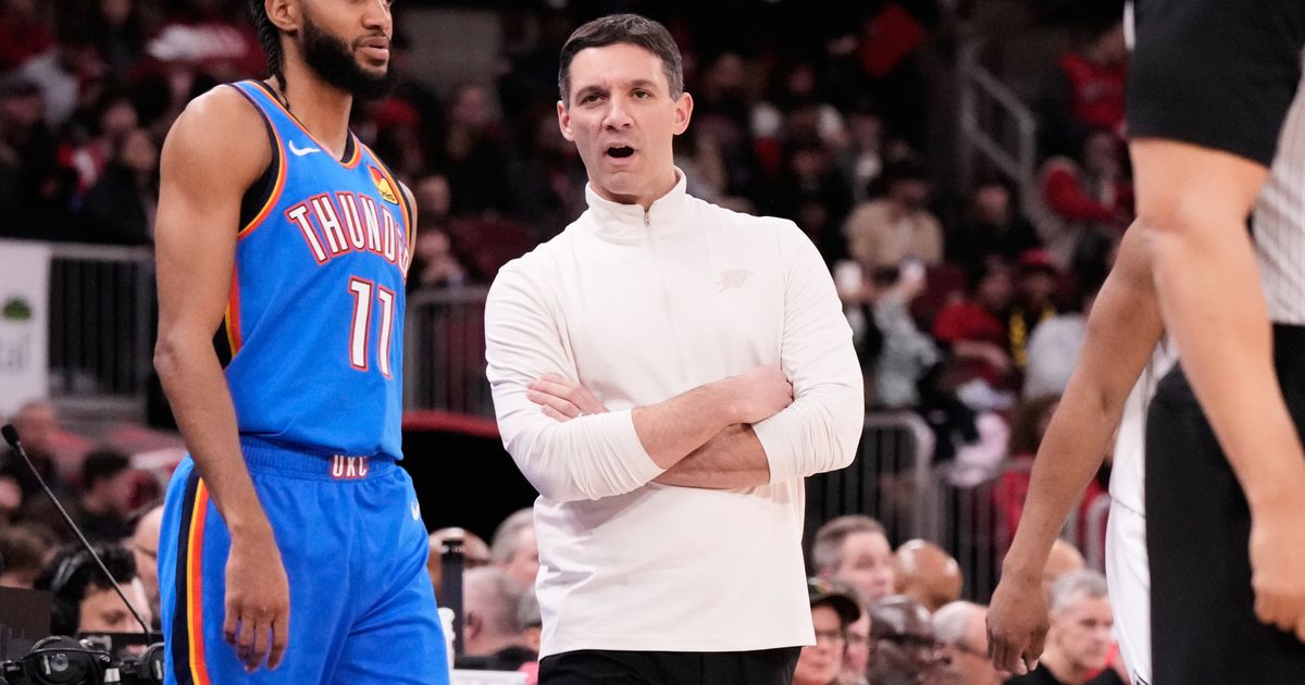 McCain scores 20 as Thunder beat Bulls 116-108 without Gilgeous-Alexander :: WRAL.com