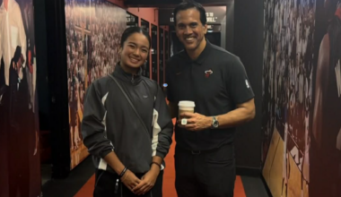 Alex Eala reunites with Fil-Am Miami Heat coach Erik Spoelstra