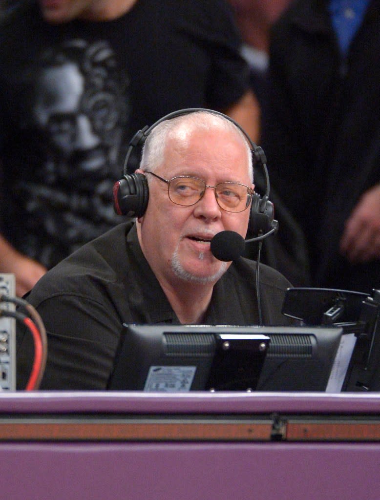 Longtime franchise public address announcer Lawrence Tanter wasn’t in attendance for Friday’s game as he recovered from a health matter, the team announced. AP