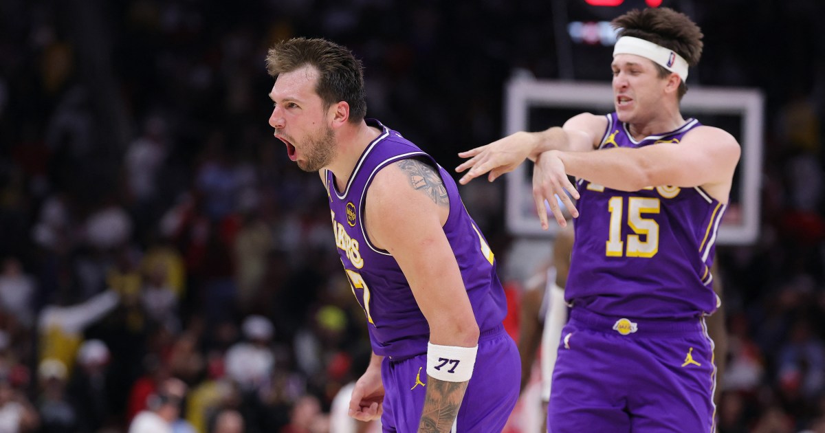 Luka Doncic scores 40 points as Lakers defeat Rockets in NBA | Basketball News