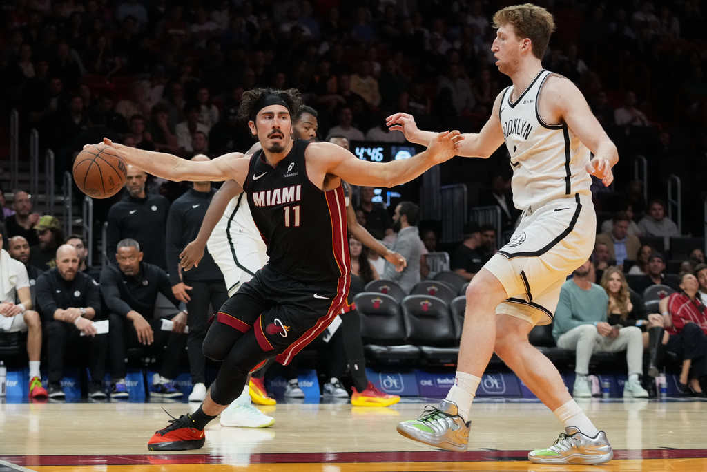 Cold second quarter buries Nets in Miami as losing streak stretches to 9