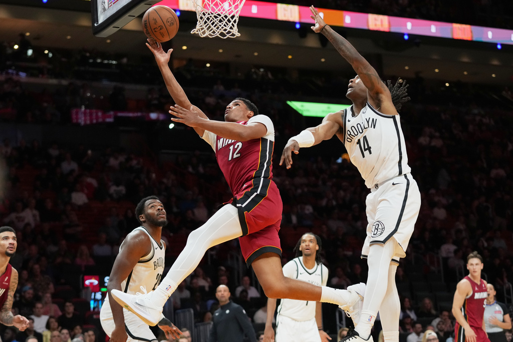 Nets’ turnover problems haunt them against Heat in 10th straight loss
