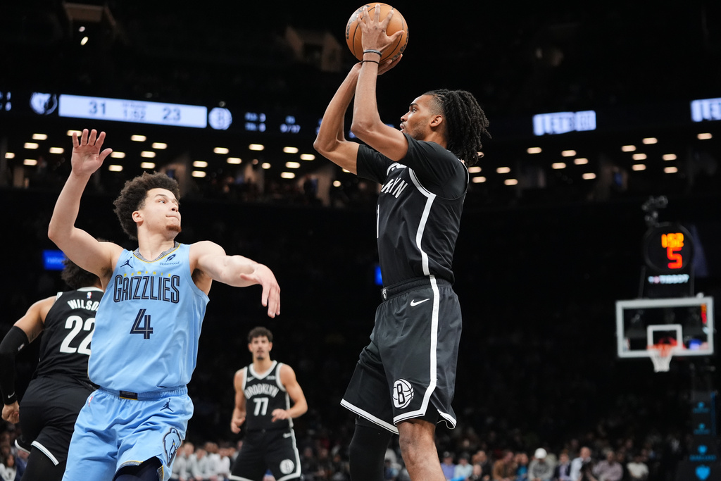 Nets win 2nd straight win, 126-115 over injury-plagued Grizzlies