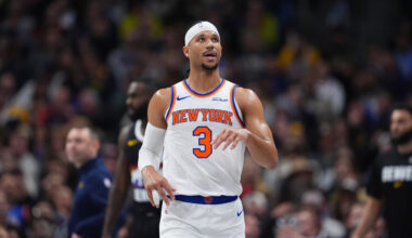 Knicks' Josh Hart hopes knee ailment isn't serious: 'Time will tell'