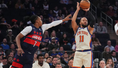 Knicks rout Wizards, 145-113, despite another poor first quarter