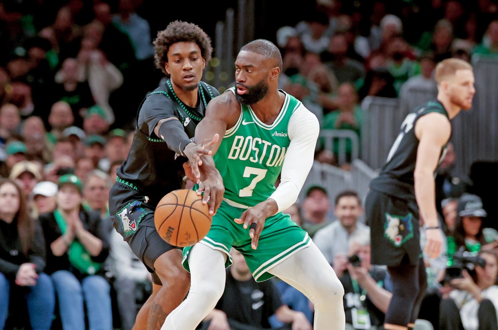 Celtics crater late in home loss to shorthanded Timberwolves