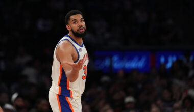 Karl-Anthony Towns hits scoring groove right before Knicks playoff push