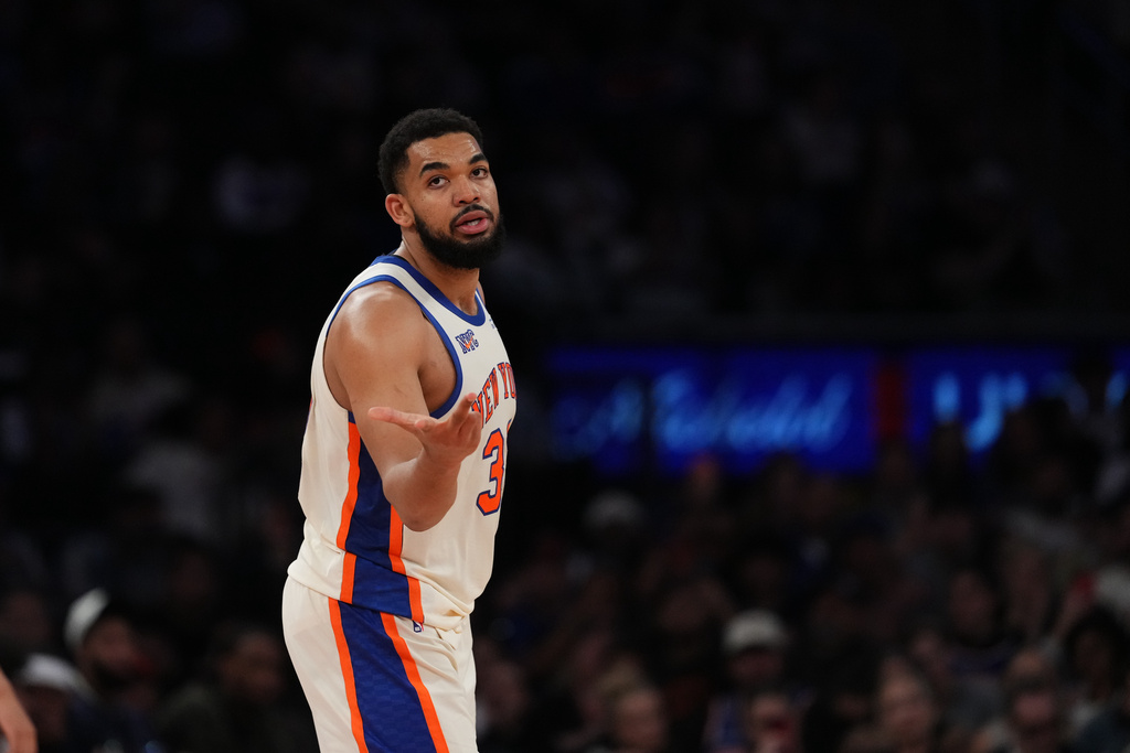Karl-Anthony Towns hits scoring groove right before Knicks playoff push