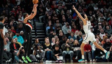 Nets never recover as Trail Blazers ride Toumani Camara’s hot hand in Portland