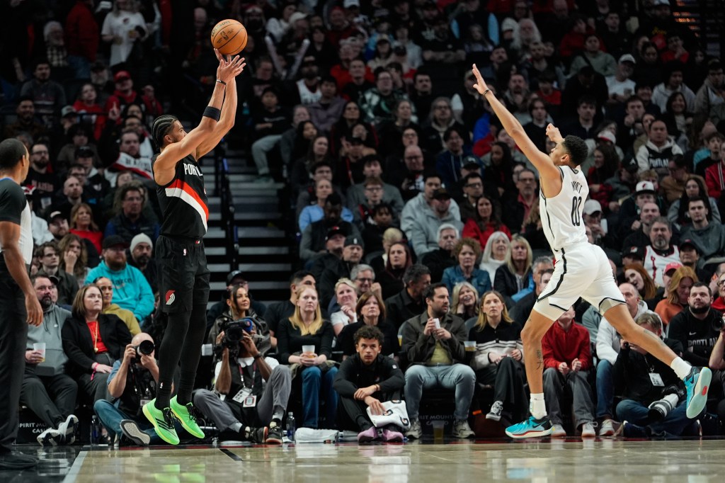 Nets never recover as Trail Blazers ride Toumani Camara’s hot hand in Portland