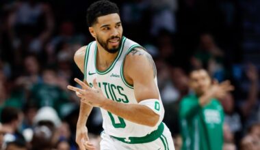 Jayson Tatum, Celtics clobber Hornets to clinch playoff spot