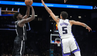 Nets snap skid, bury Kings 116-99 behind 17 3-pointers