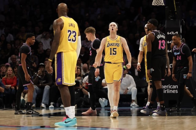 Austin Reaves Explains Why Lakers' Big 3 Chose To Play Vs. Heat