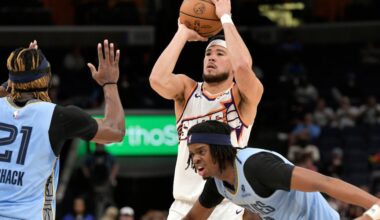 Devin Booker scores 36 on 16-of-24 shooting, Suns beat Grizzlies 131-105