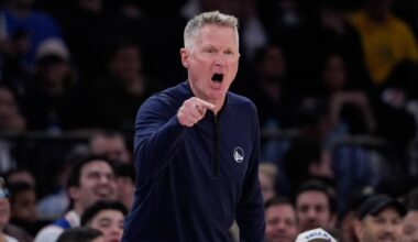 Warriors' Steve Kerr explains shouting at Will Richard vs. Knicks