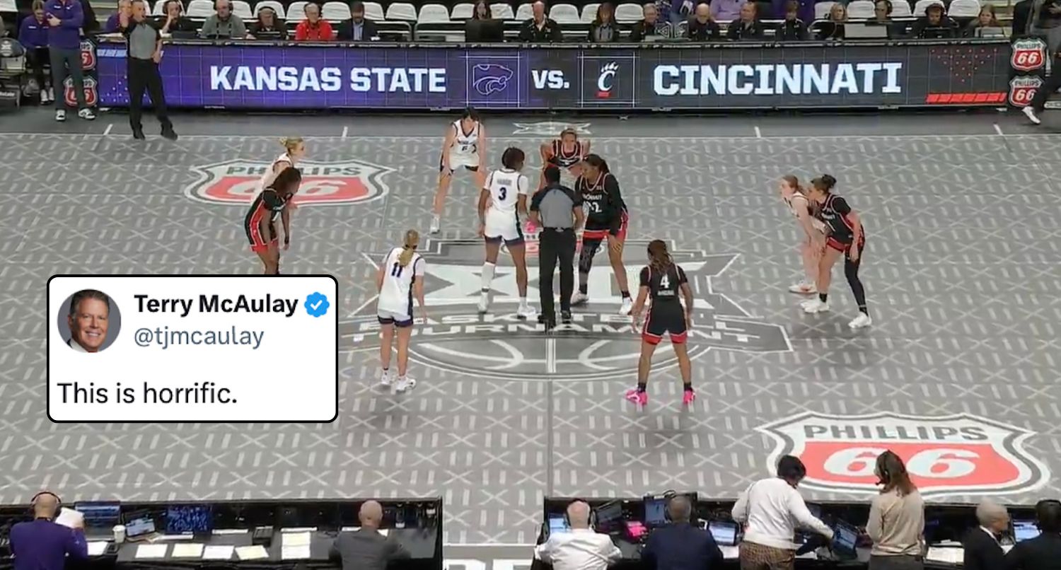 Everyone hates the Big 12 Tournament basketball court, again
