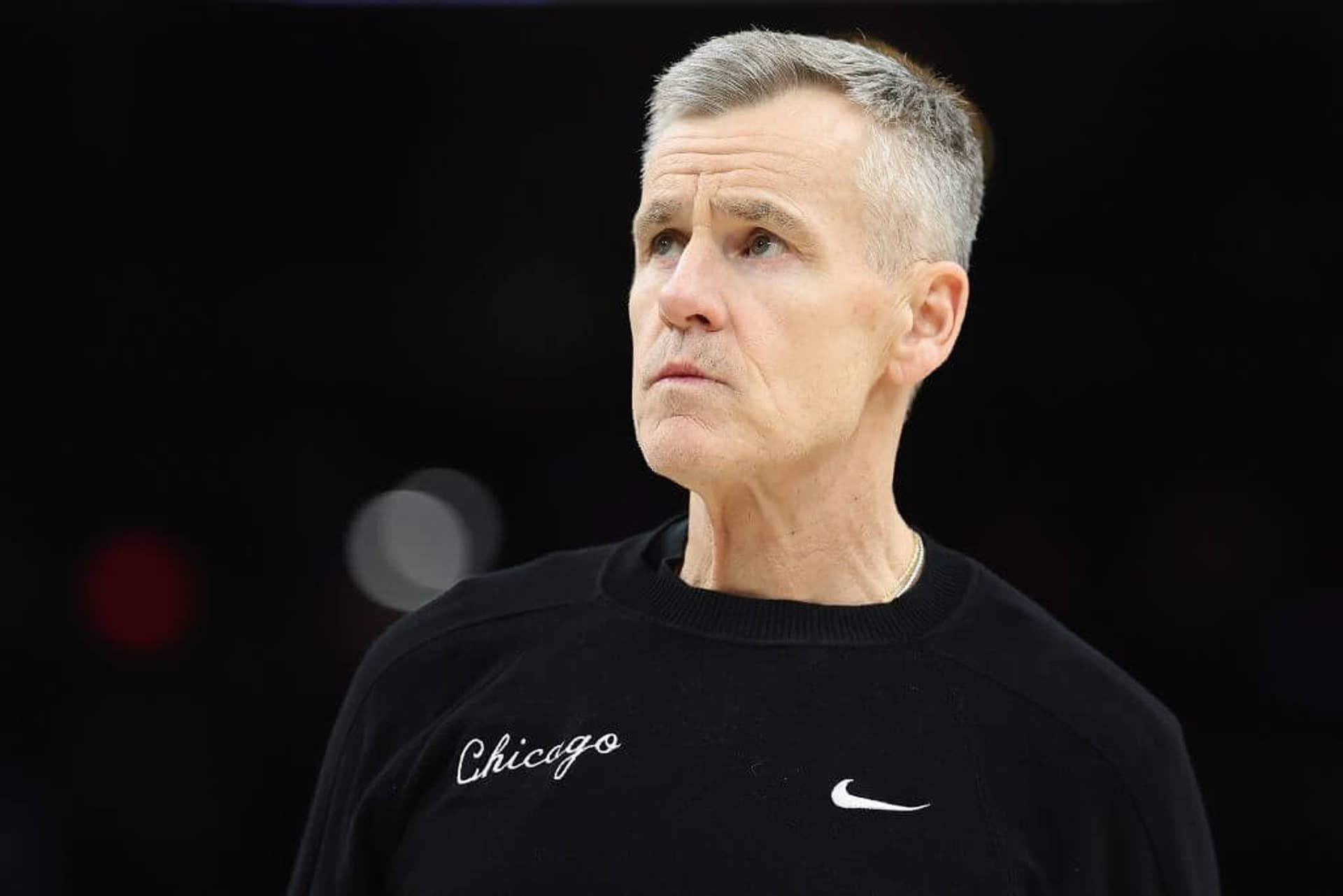 Head coach Billy Donovan of the Chicago Bulls during the second half of the NBA game at Mortgage Matchup Center.