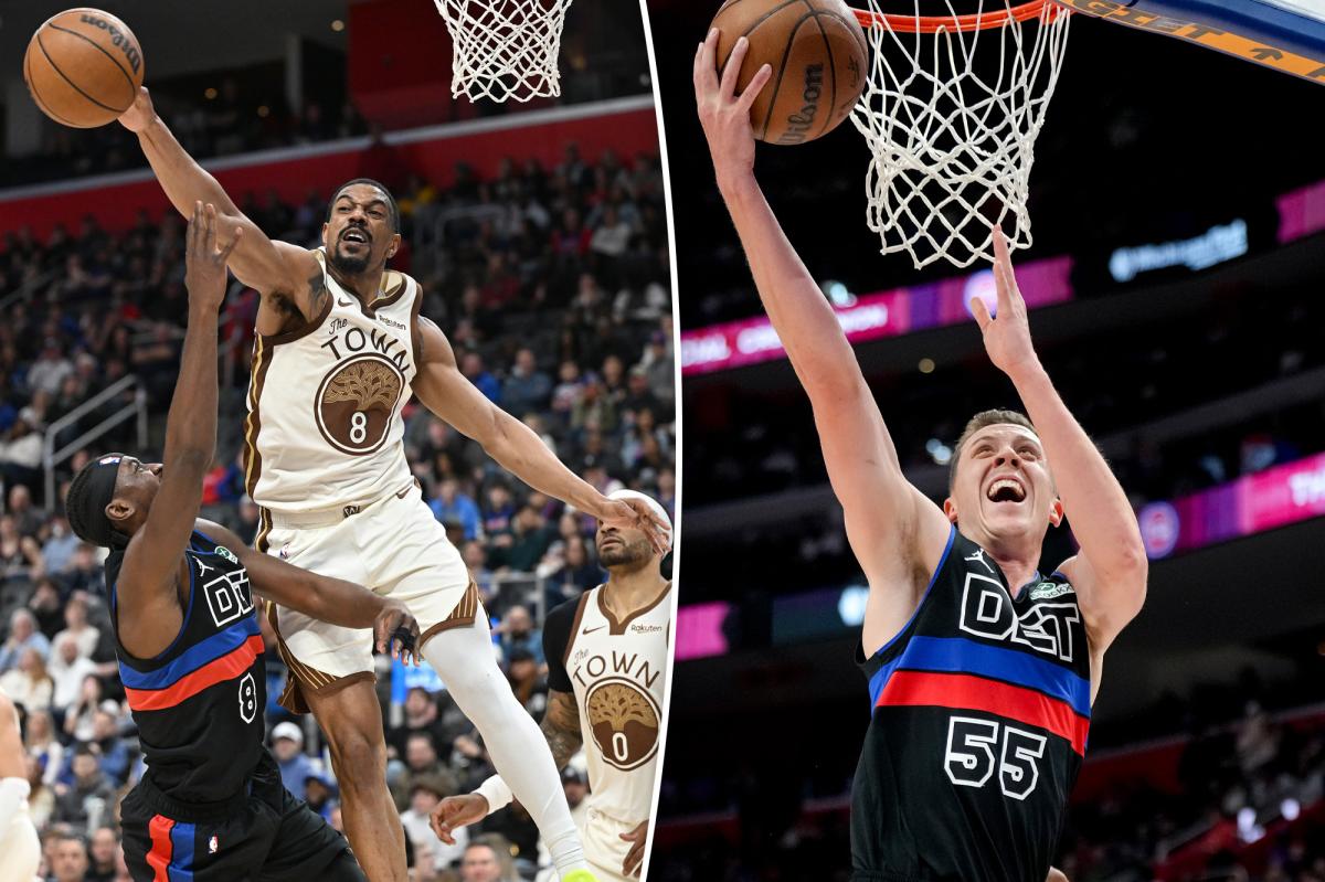 Warriors lose Kristaps Porzingis, commit 26 TOs vs Pistons in blowout loss