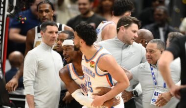 Ajay Mitchell, Justin Champagnie suspended one game for Oklahoma City Thunder-Washington Wizards brawl; three players fined
