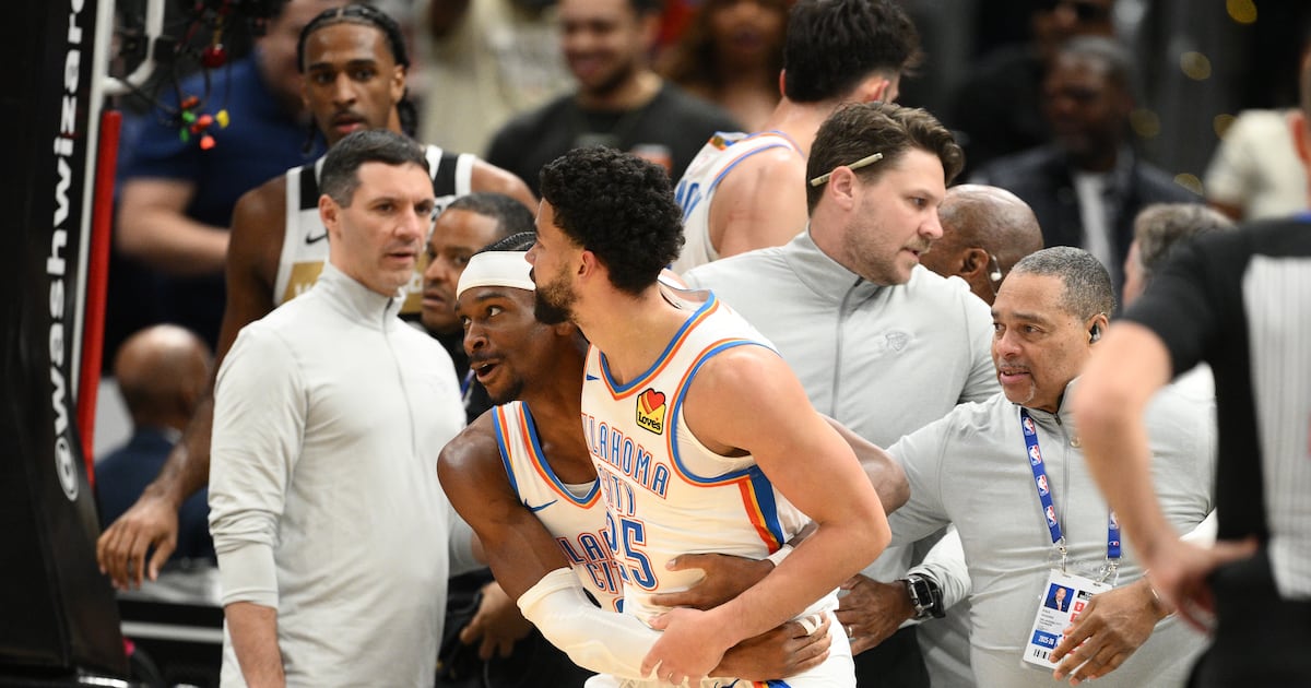 Ajay Mitchell, Justin Champagnie suspended one game for Oklahoma City Thunder-Washington Wizards brawl; three players fined