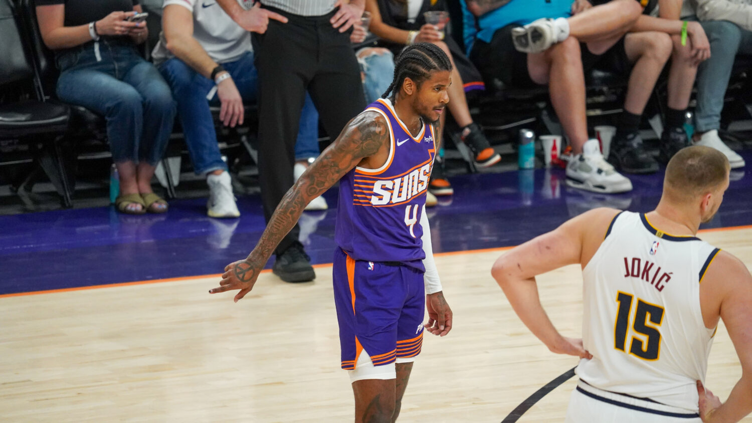 Jalen Green Suns Nuggets Nikola Jokic...