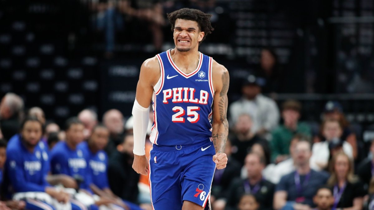 Sixers’ Dominick Barlow ruled out with sprained ankle vs. Jazz – NBC Sports Philadelphia
