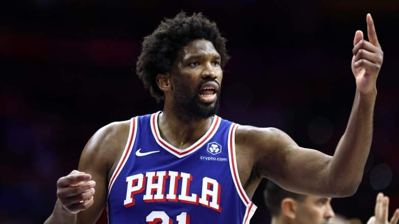 Sixers' Joel Embiid against Knicks