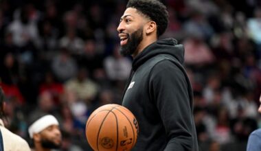 Lakers Player Has Hilarious Reaction To Anthony Davis on the Wizards