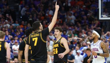 No. 9 Iowa stuns No. 1 Florida 73-72 as reigning champs fall – NBC Sports Philadelphia