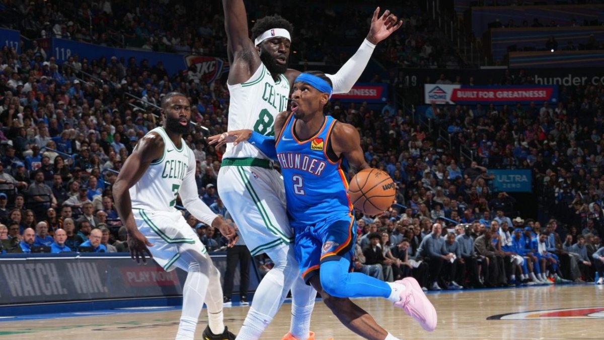 Short-handed C’s fall in final second in OKC – NBC Sports Boston