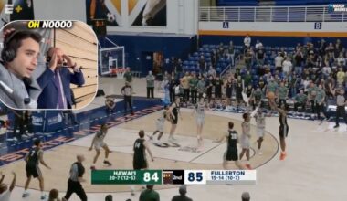 Hawaii's buzzer-beating win features 'Oh no!' call from Adam Rank