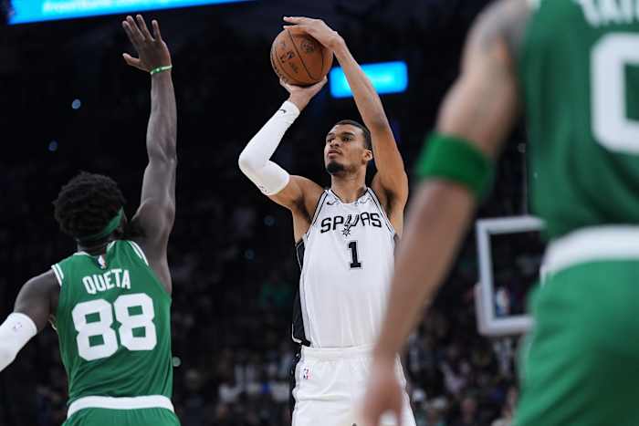 Wembanyama powers Spurs through physical victory over Celtics, 125-116