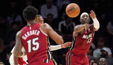 Bam Adebayo scores 83 points, 2nd-best in NBA history, sets FT records in Heat win over Wizards