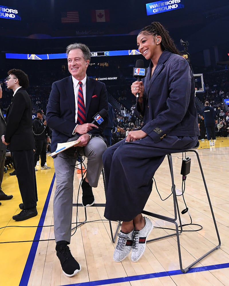 Kevin Harlan and Candace Parker