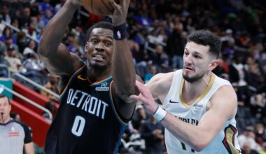 Jalen Duren’s 30-point double-double leads Pistons past Pelicans 129-108